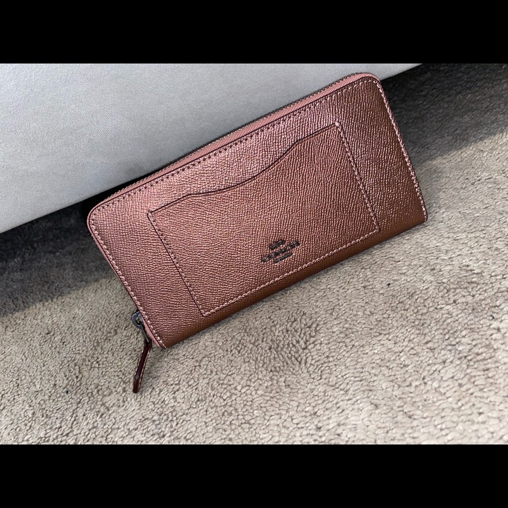 Metallic Coach Wallet